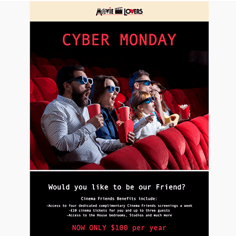 Cyber Monday Movie Sale